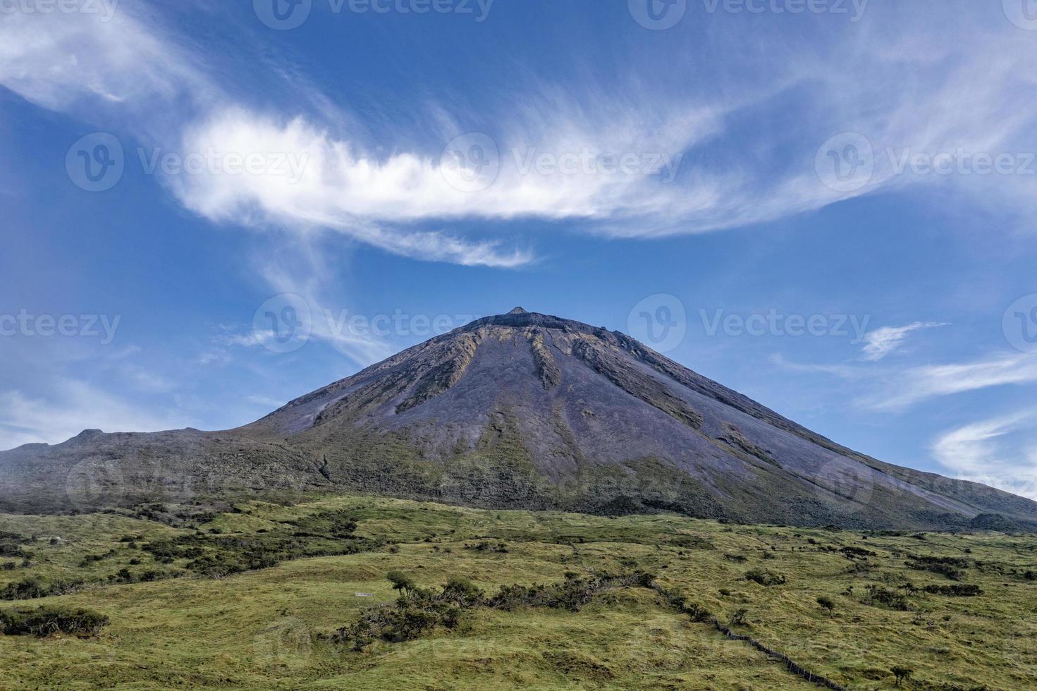 pico eiland azoren vulkaan antenne visie foto
