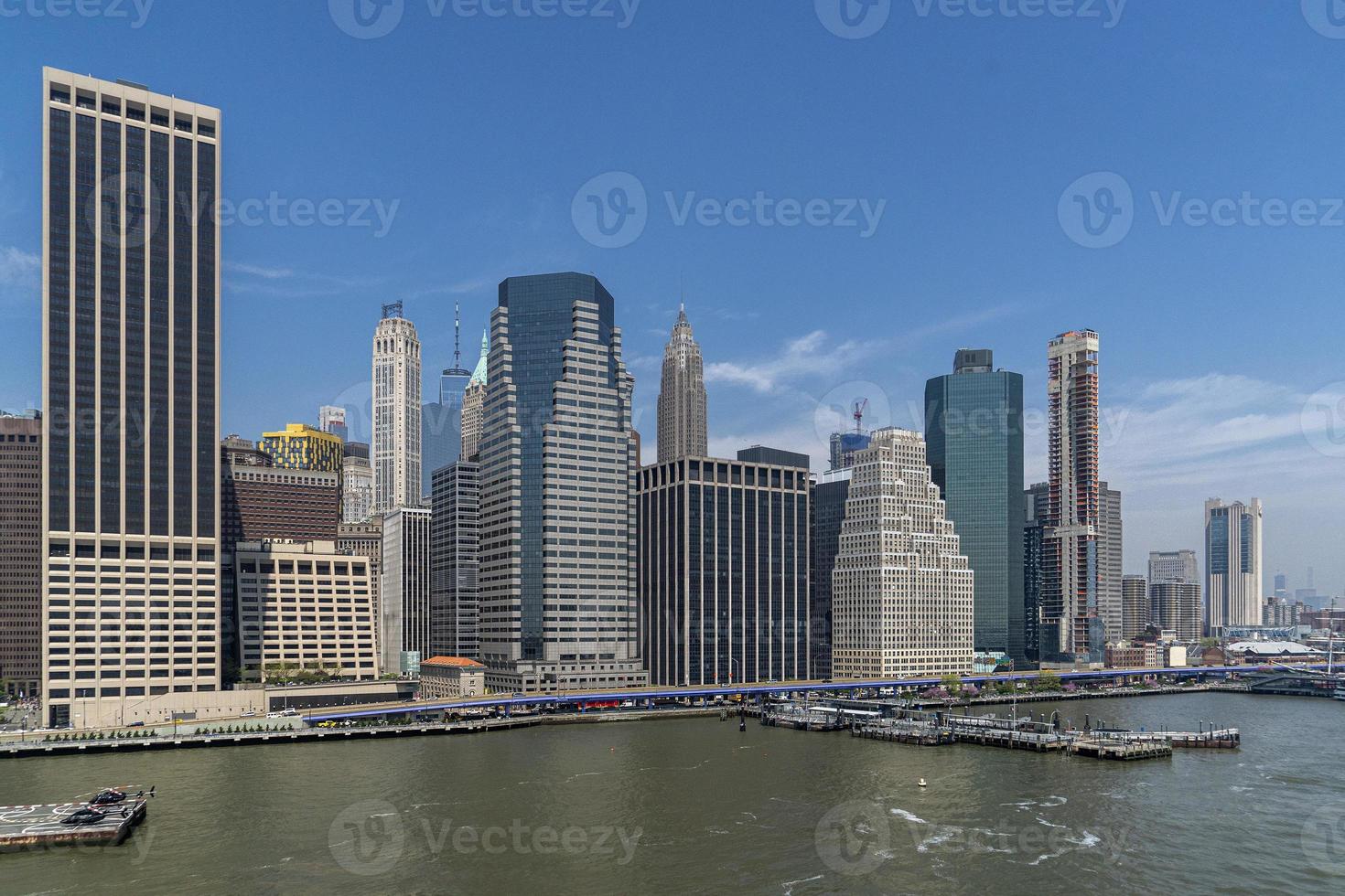 Luchtfoto van New York City Manhattan foto