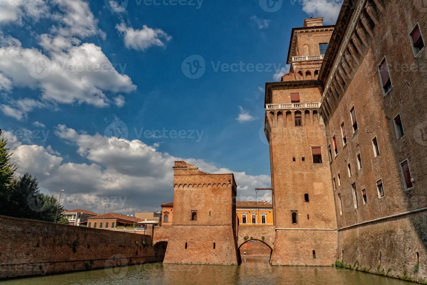 estense kasteel in ferrara Italië foto