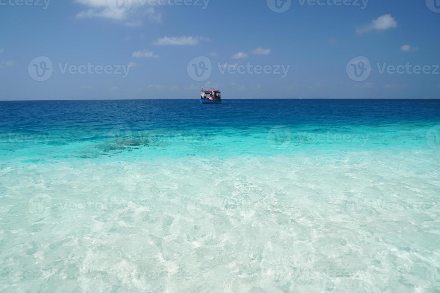 snorkelen in maldive antenne visie panorama landschap foto