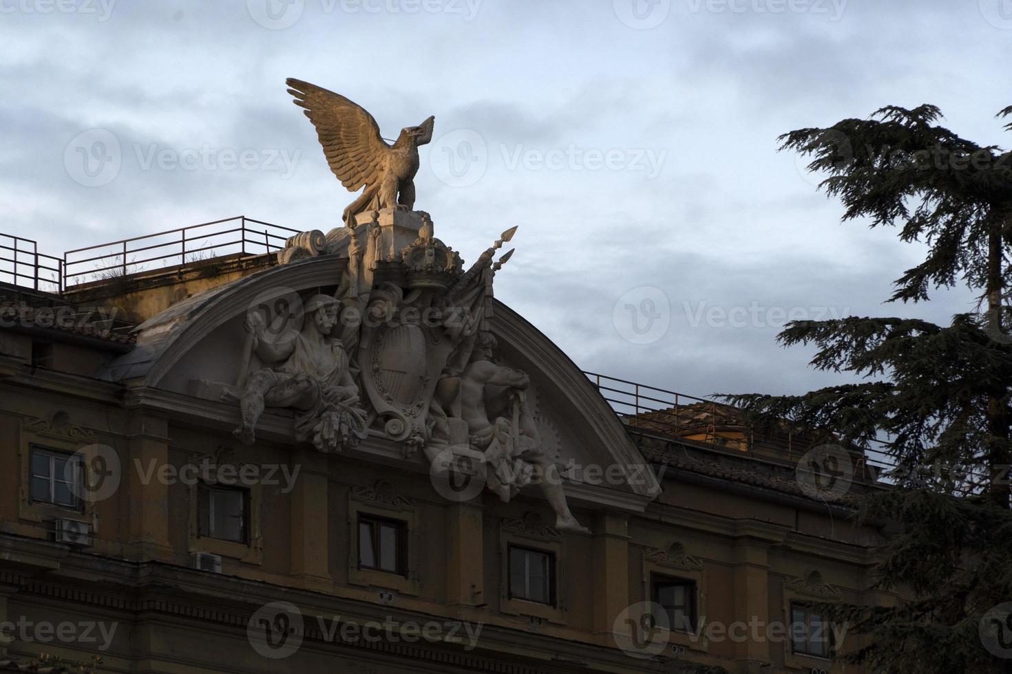 Rome, Italië. november 22 2019 - bad van diocletiaan in Rome foto