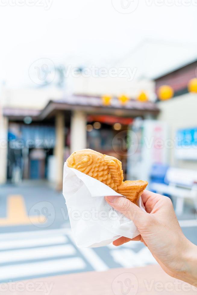 taiyaki - pannenkoek vis scheren in Japanse stijl foto