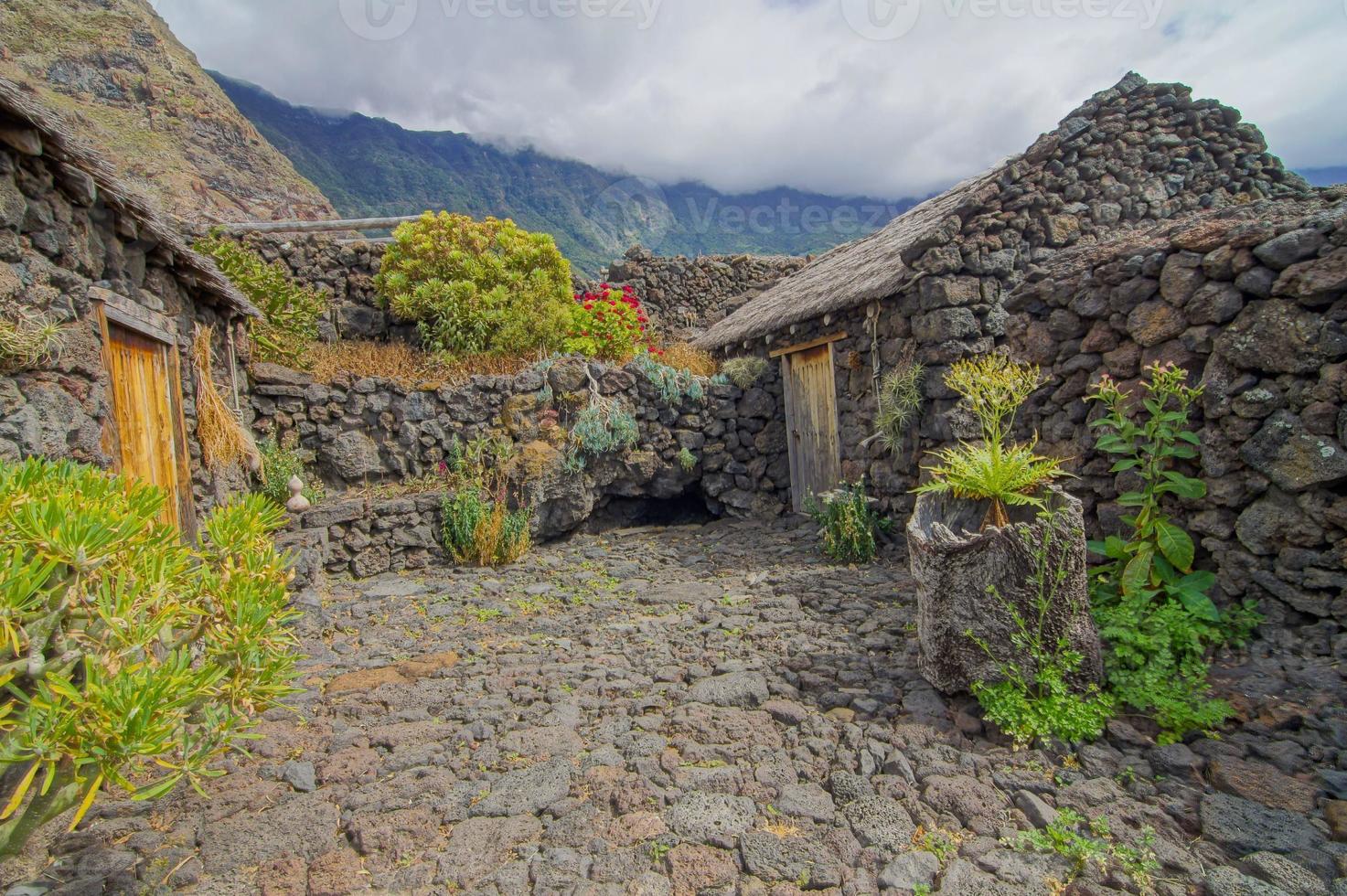 landschap Aan de kanarie eilanden foto