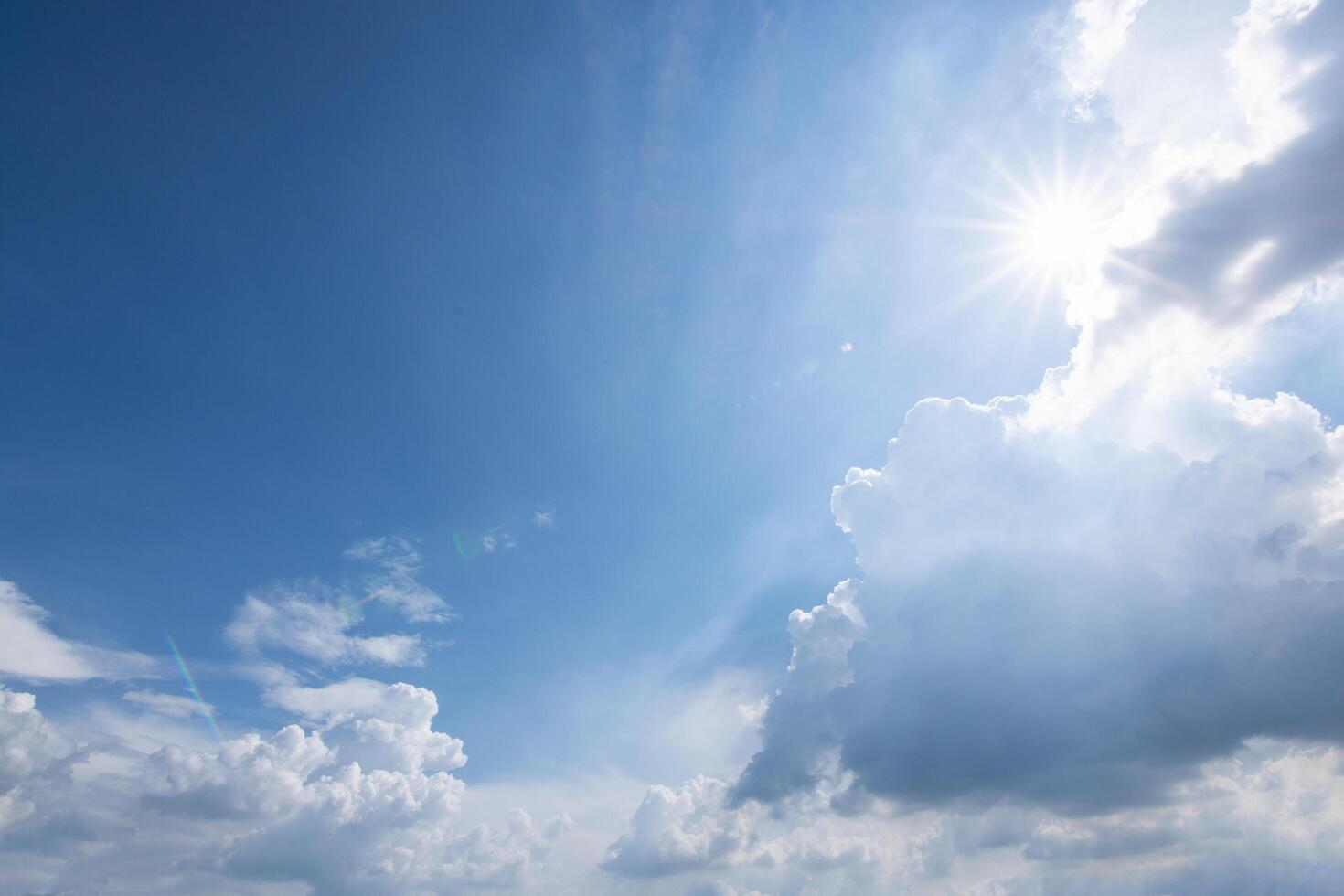 wolken in de lucht foto