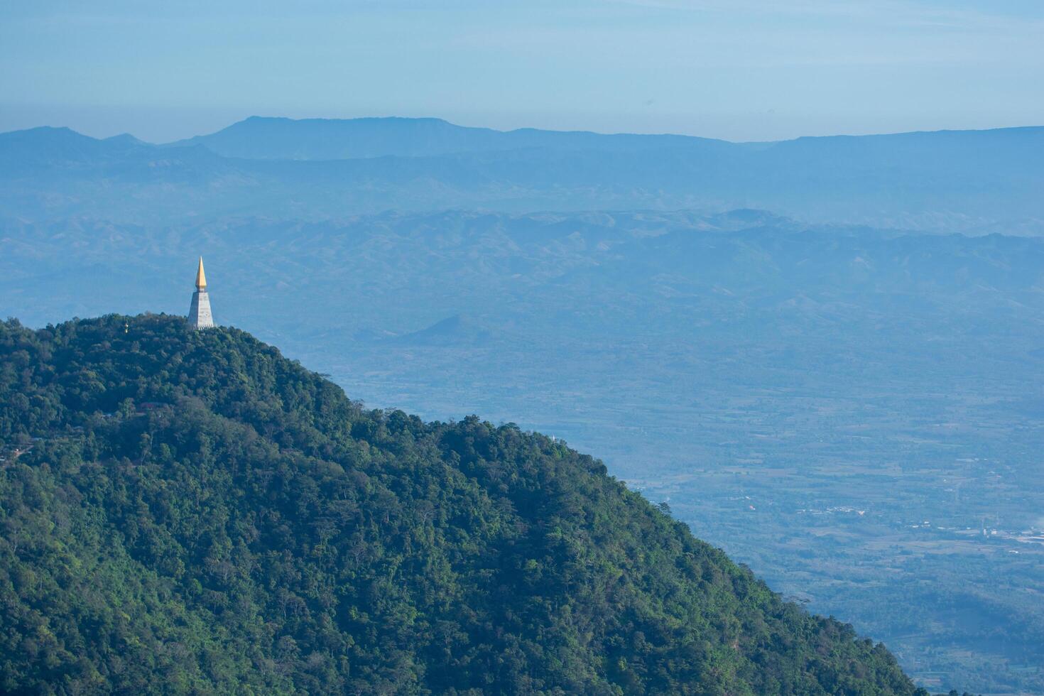 landschap in phu tubberk in thailand foto