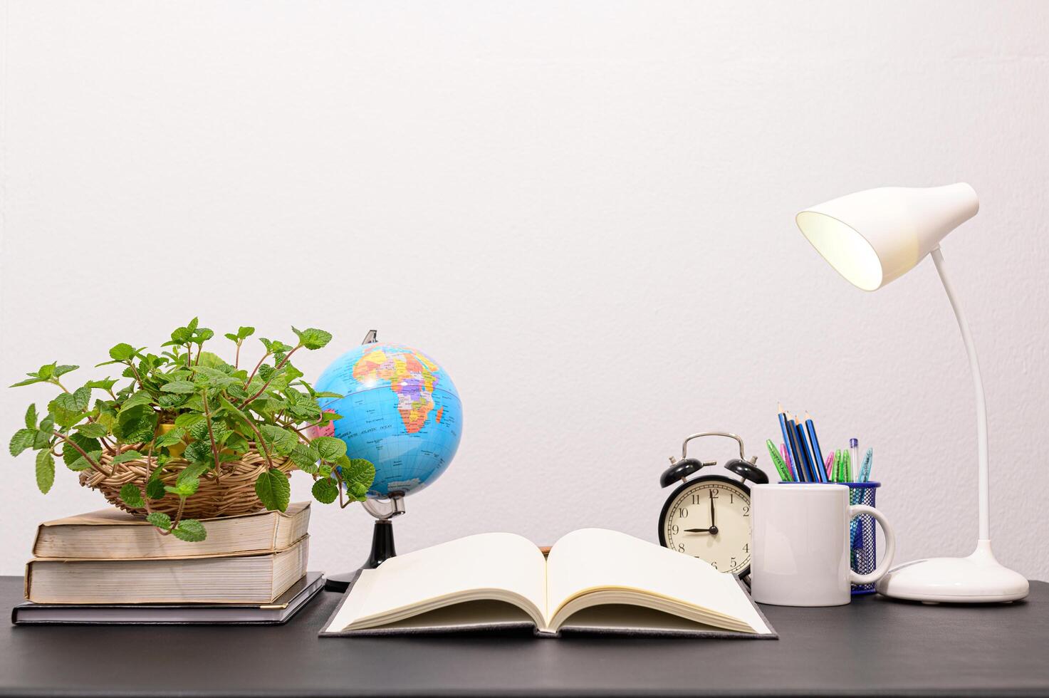 boeken op het bureau foto