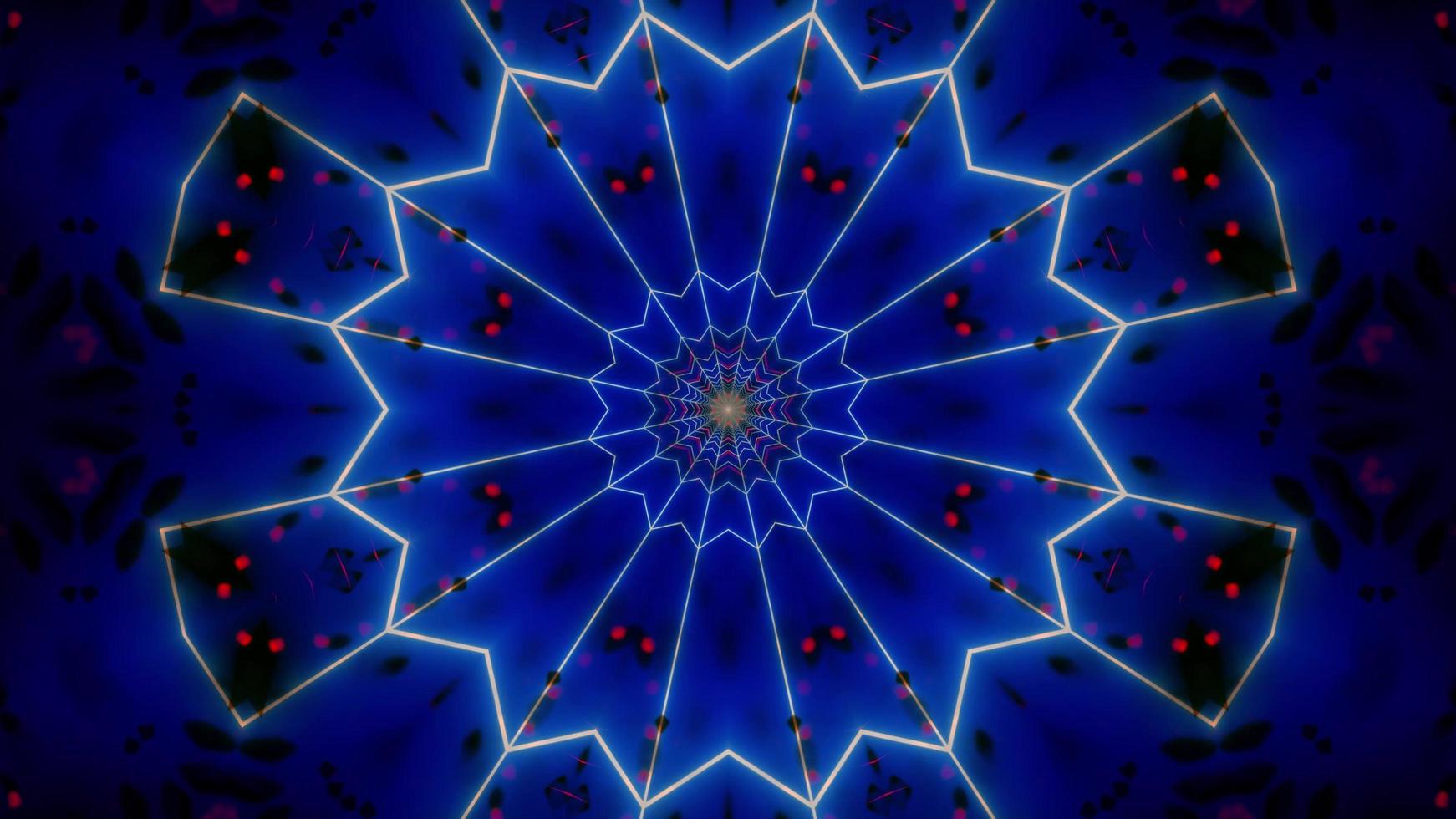 gloeiend blauw abstract neon 3d illustratie achtergrond behang ontwerp artwork foto