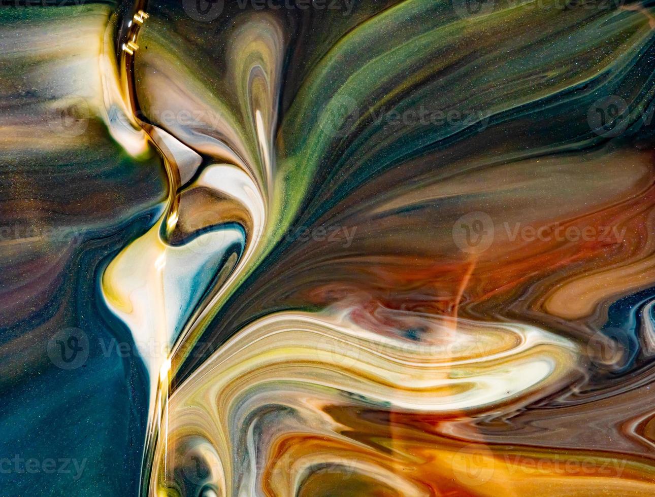 abstract kleurrijk marmeren schilderij foto