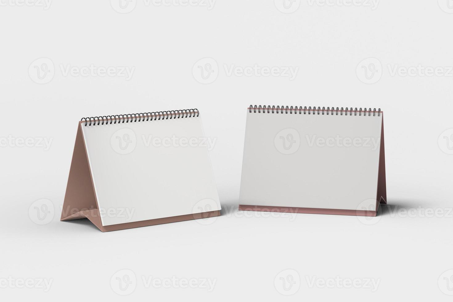 bureau kalender mockup foto