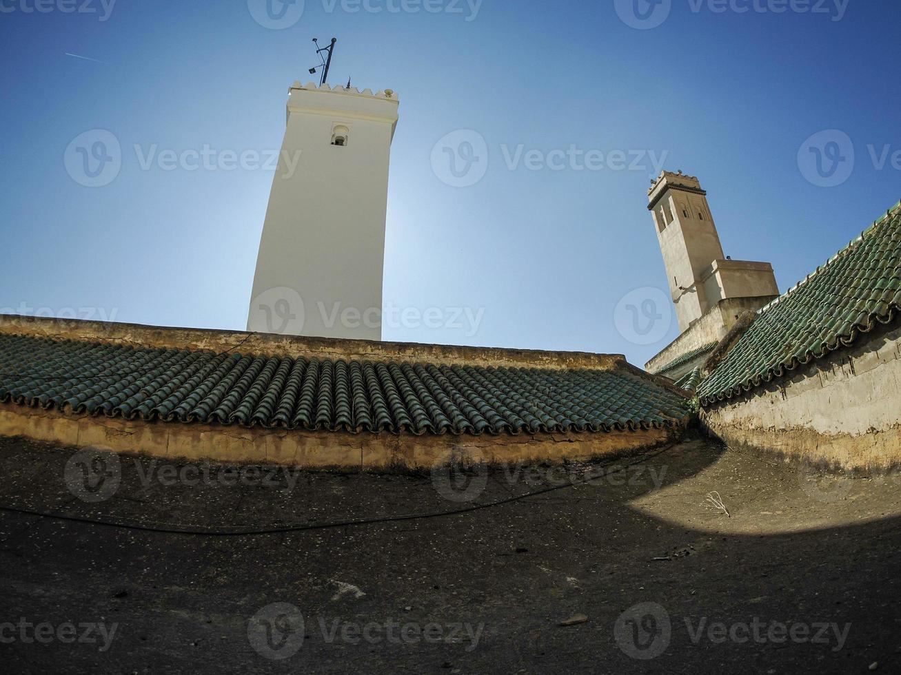 al-attarine madrasa in fez, Marokko foto