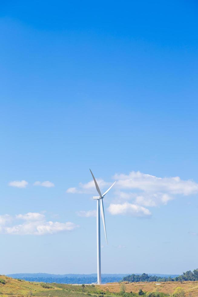 windturbine voor het opwekken van stroom foto