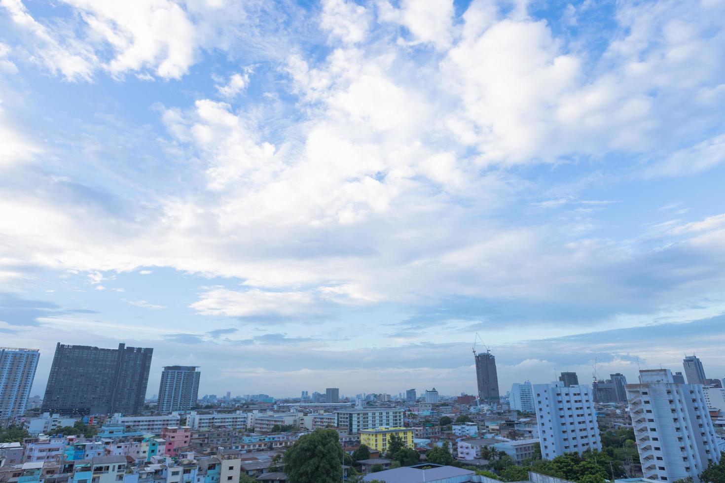 gebouwen in het centrum van bangkok foto