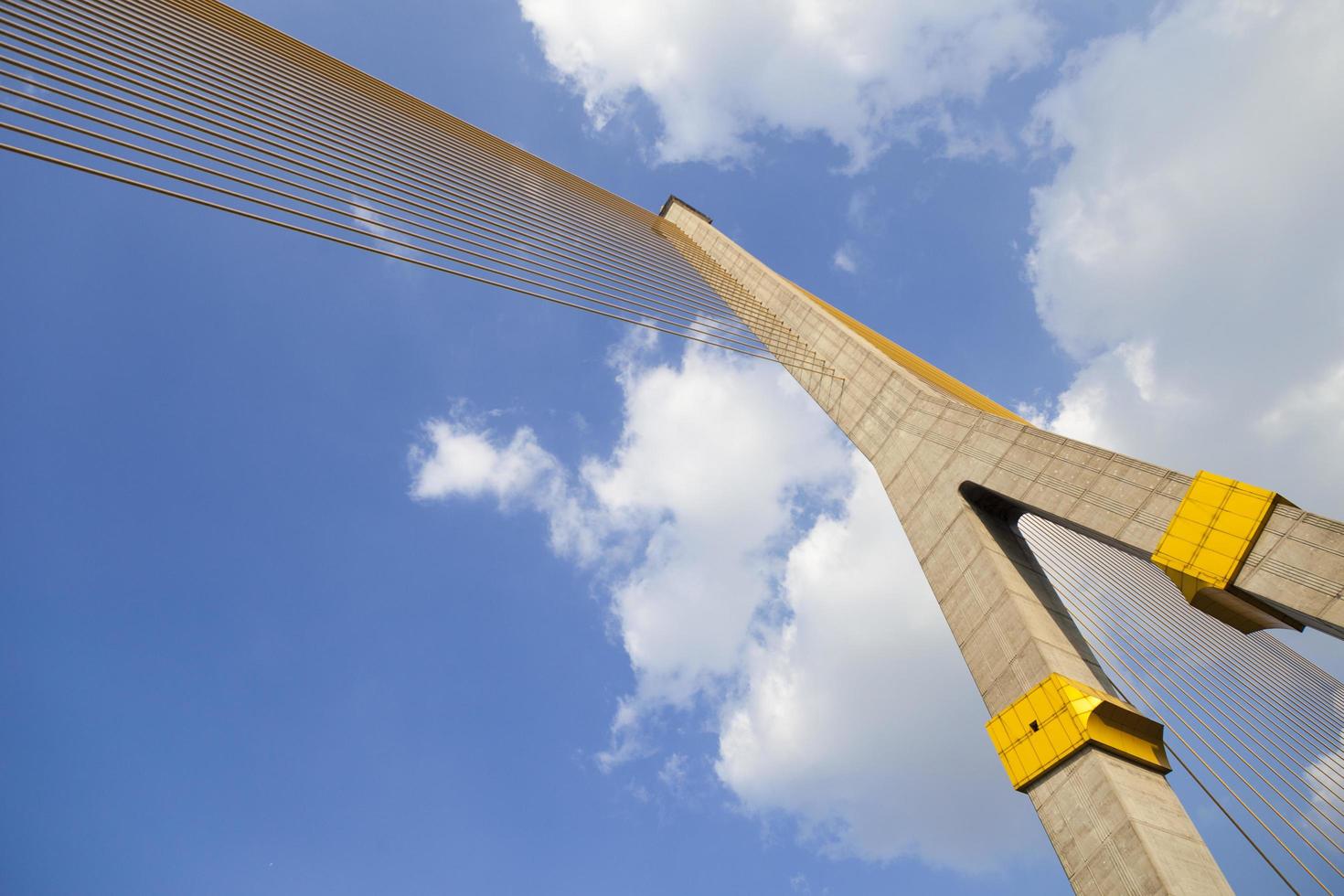 rama viii-brug in bangkok, thailand foto