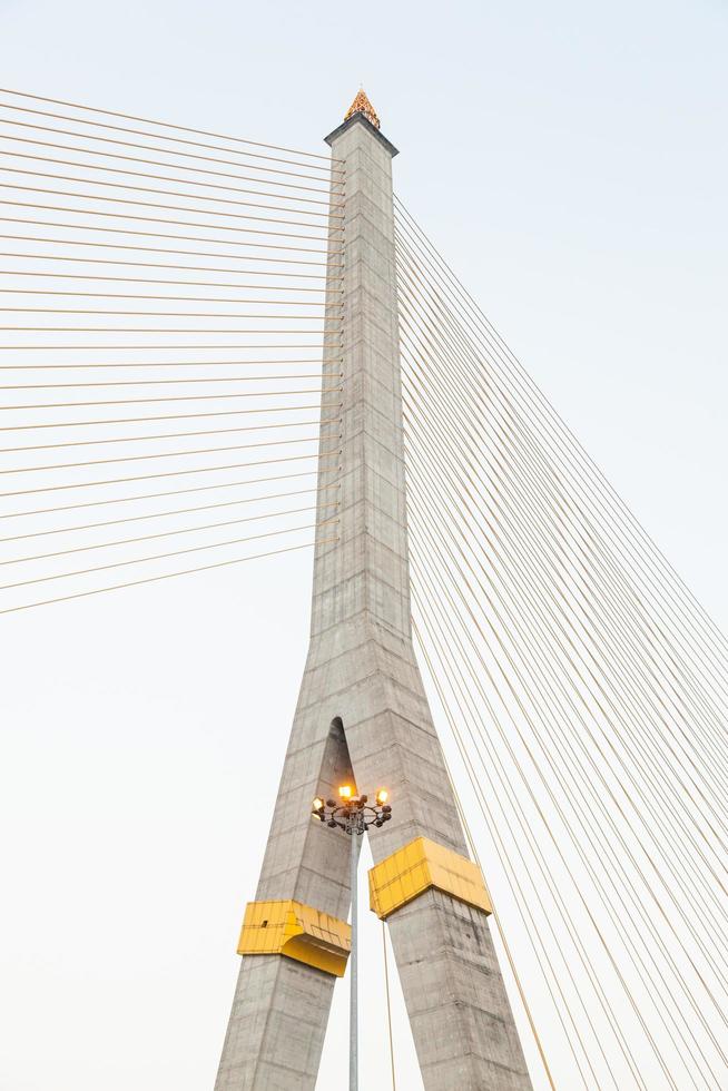 rama viii-brug in bangkok, thailand foto