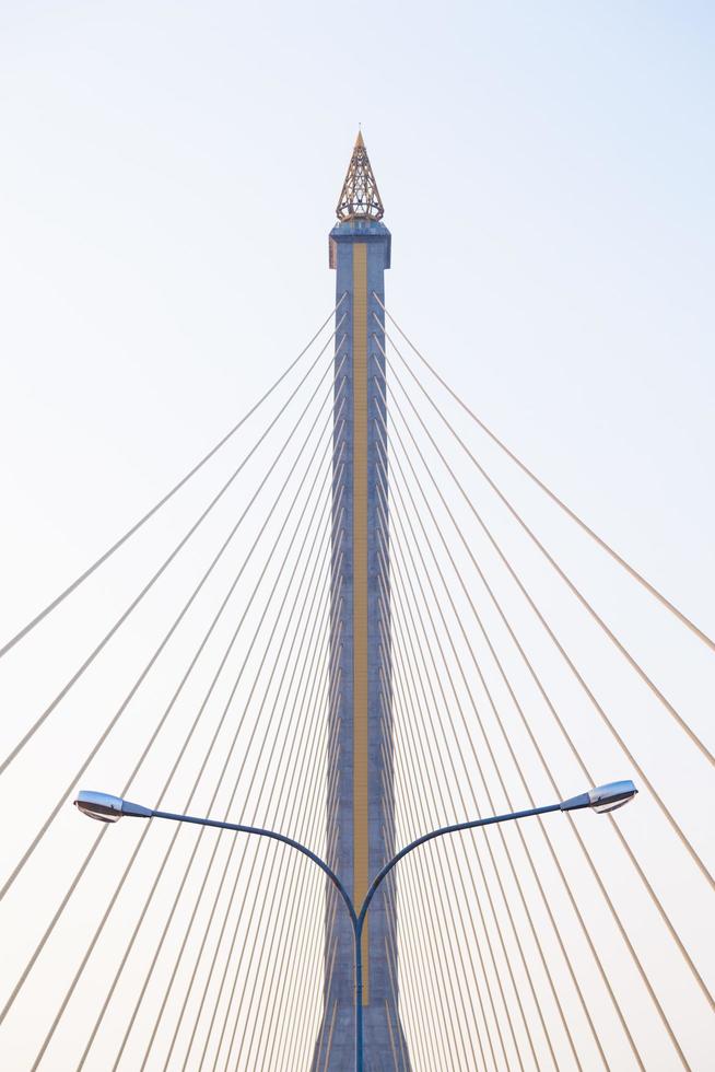 rama viii-brug in bangkok, thailand foto