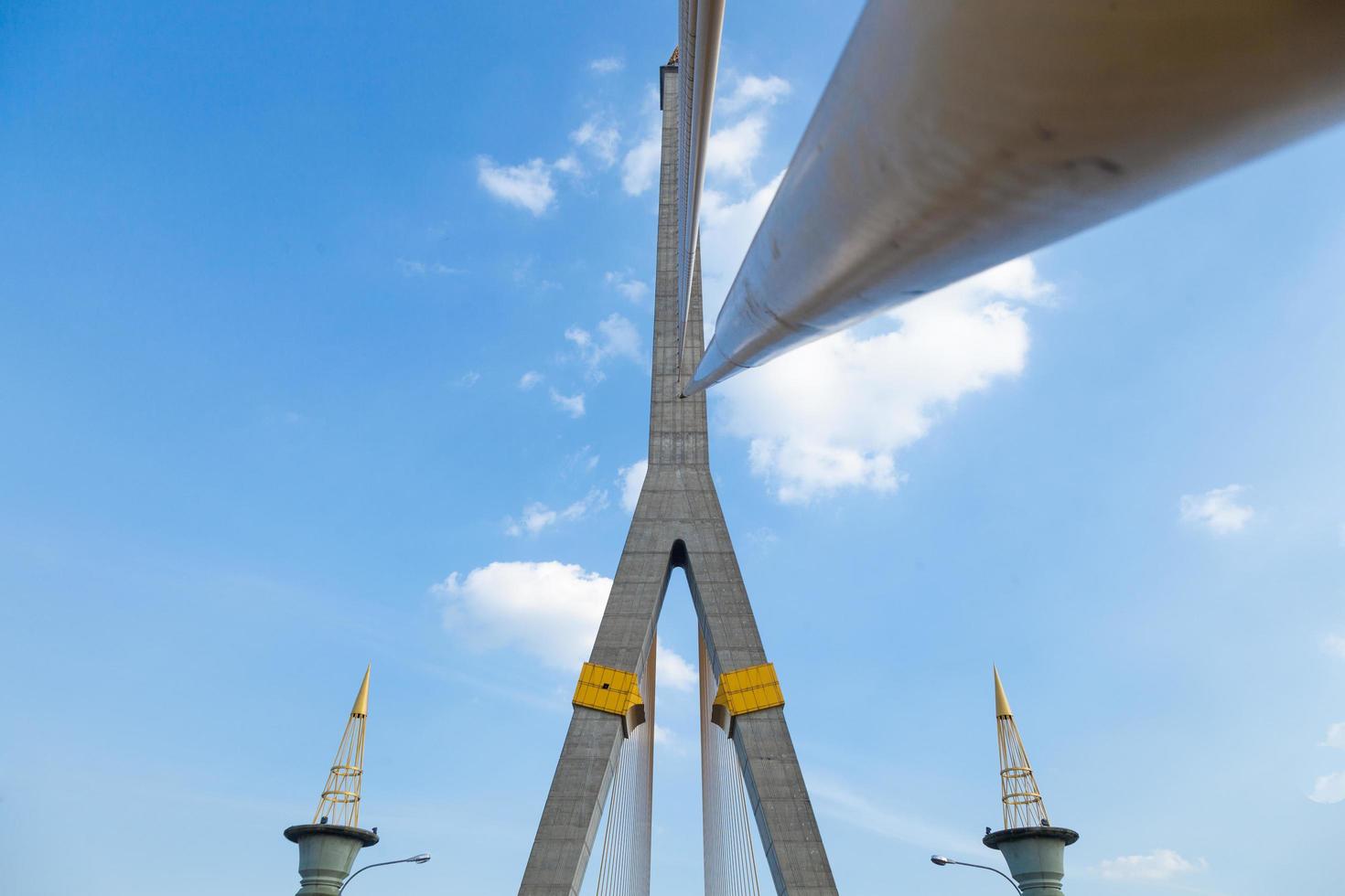 rama viii-brug in bangkok, thailand foto