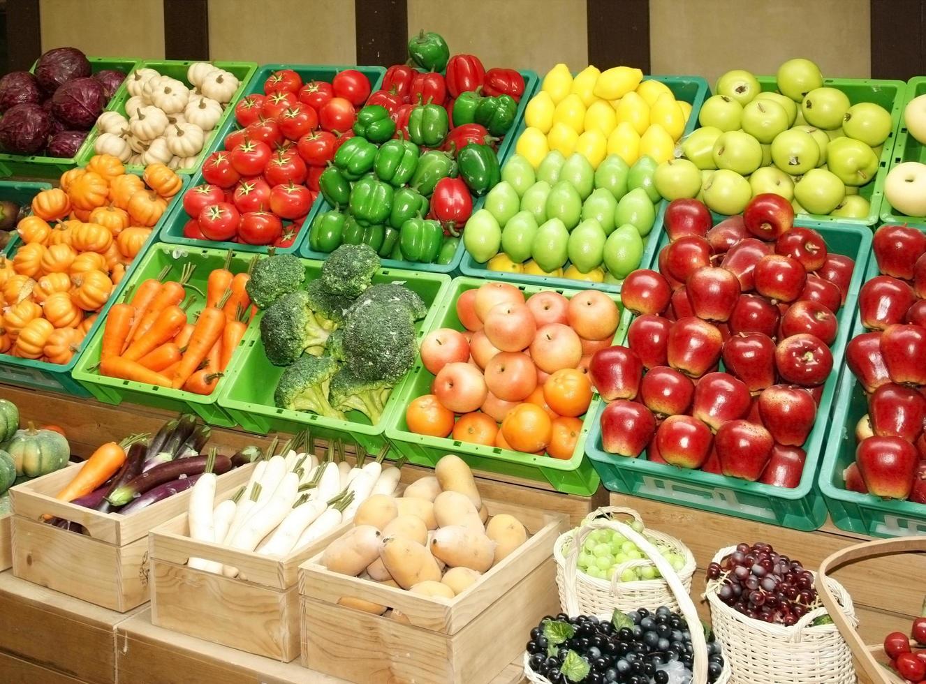 fruit in de markt foto