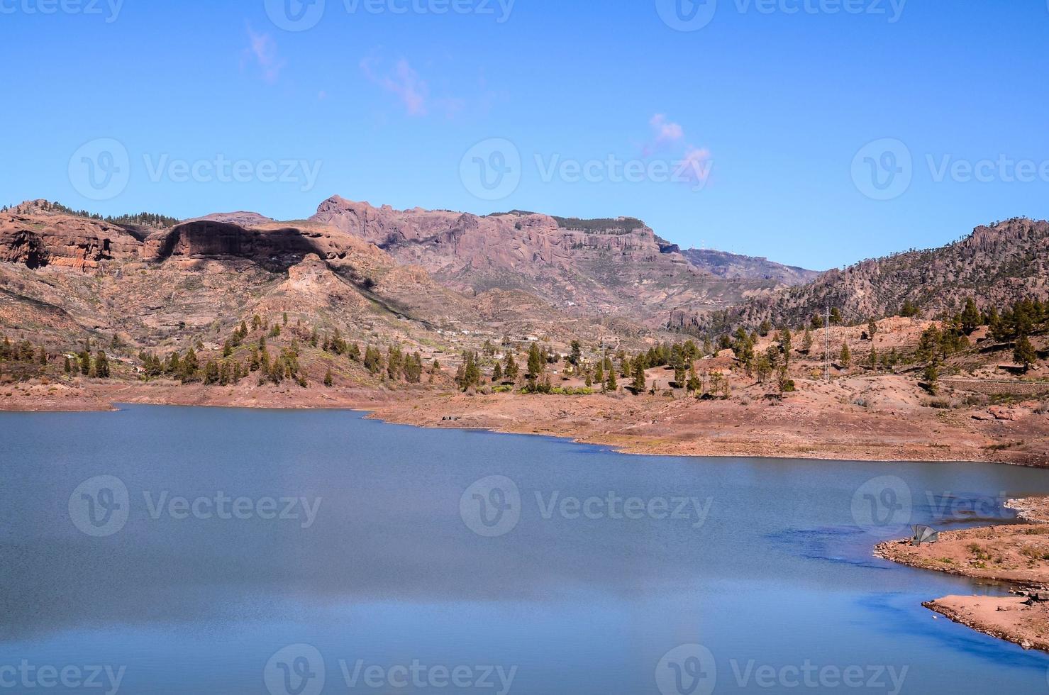 landschap met meer foto