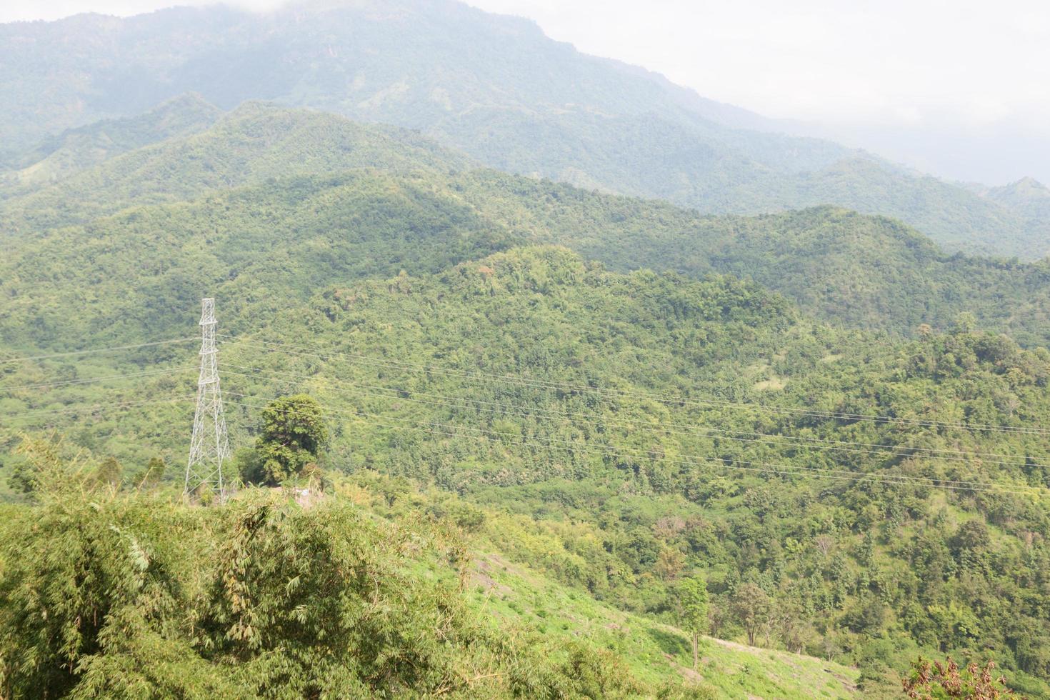 landschap in Thailand foto