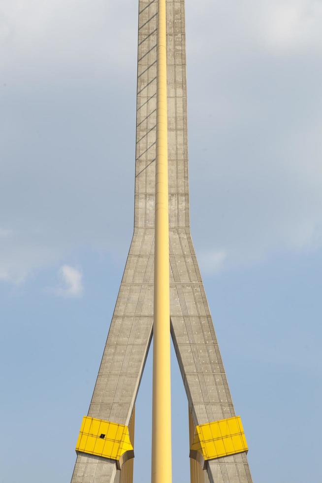 rama viii-brug in bangkok, thailand foto