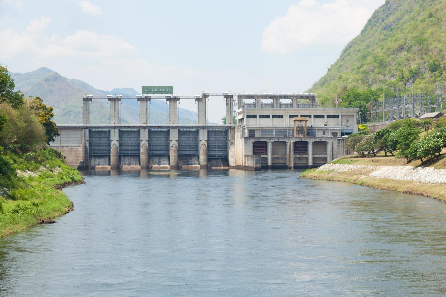 dam in Thailand foto