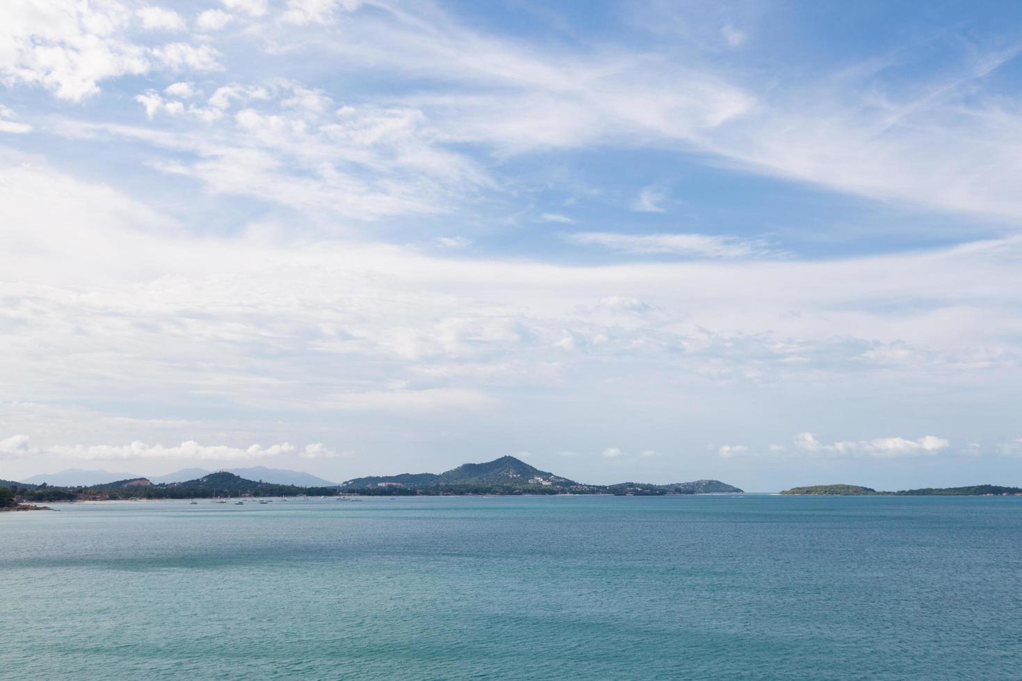 kust van koh samui in thailand foto