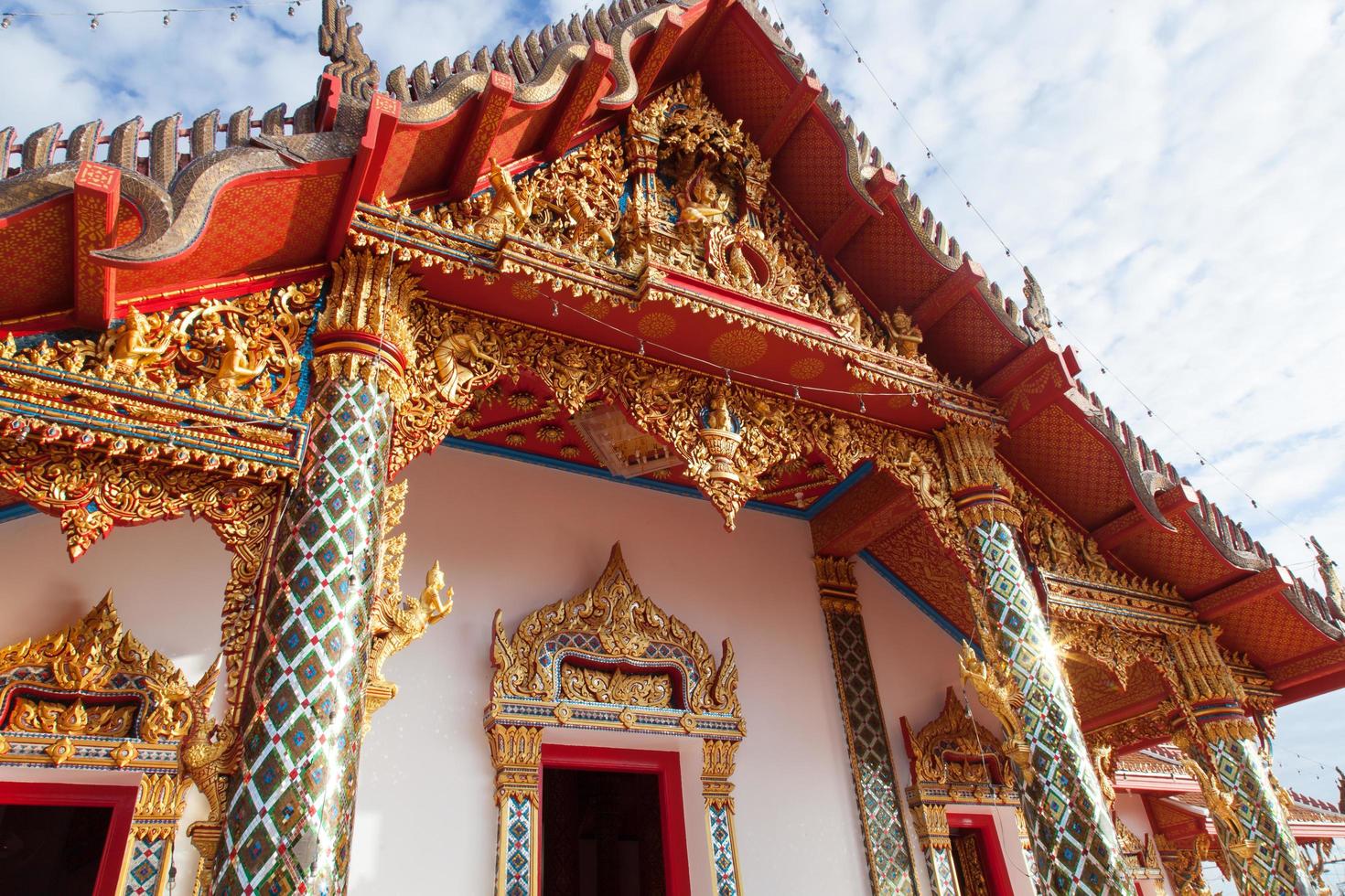 tempel in Thailand foto