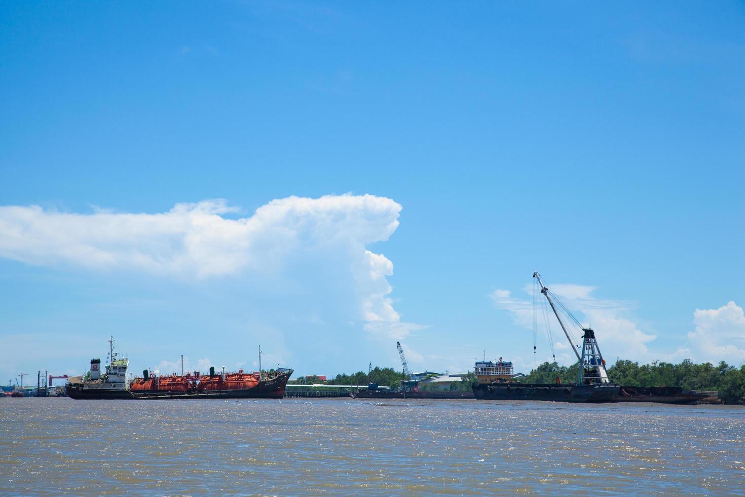 groot vrachtschip foto