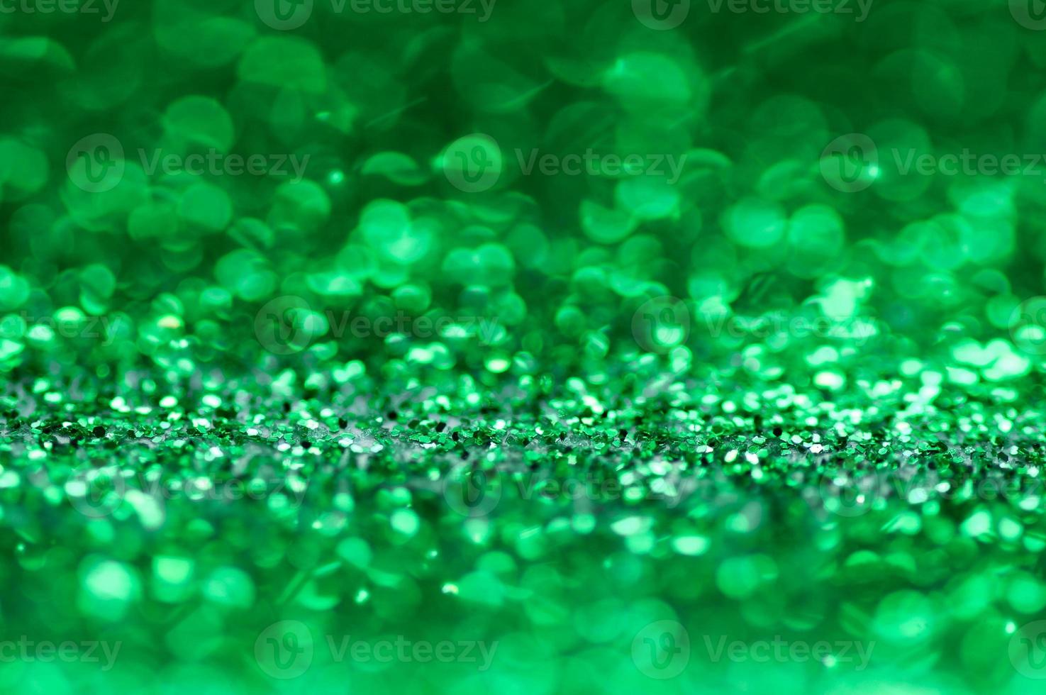 groene glitter bokeh achtergrond foto