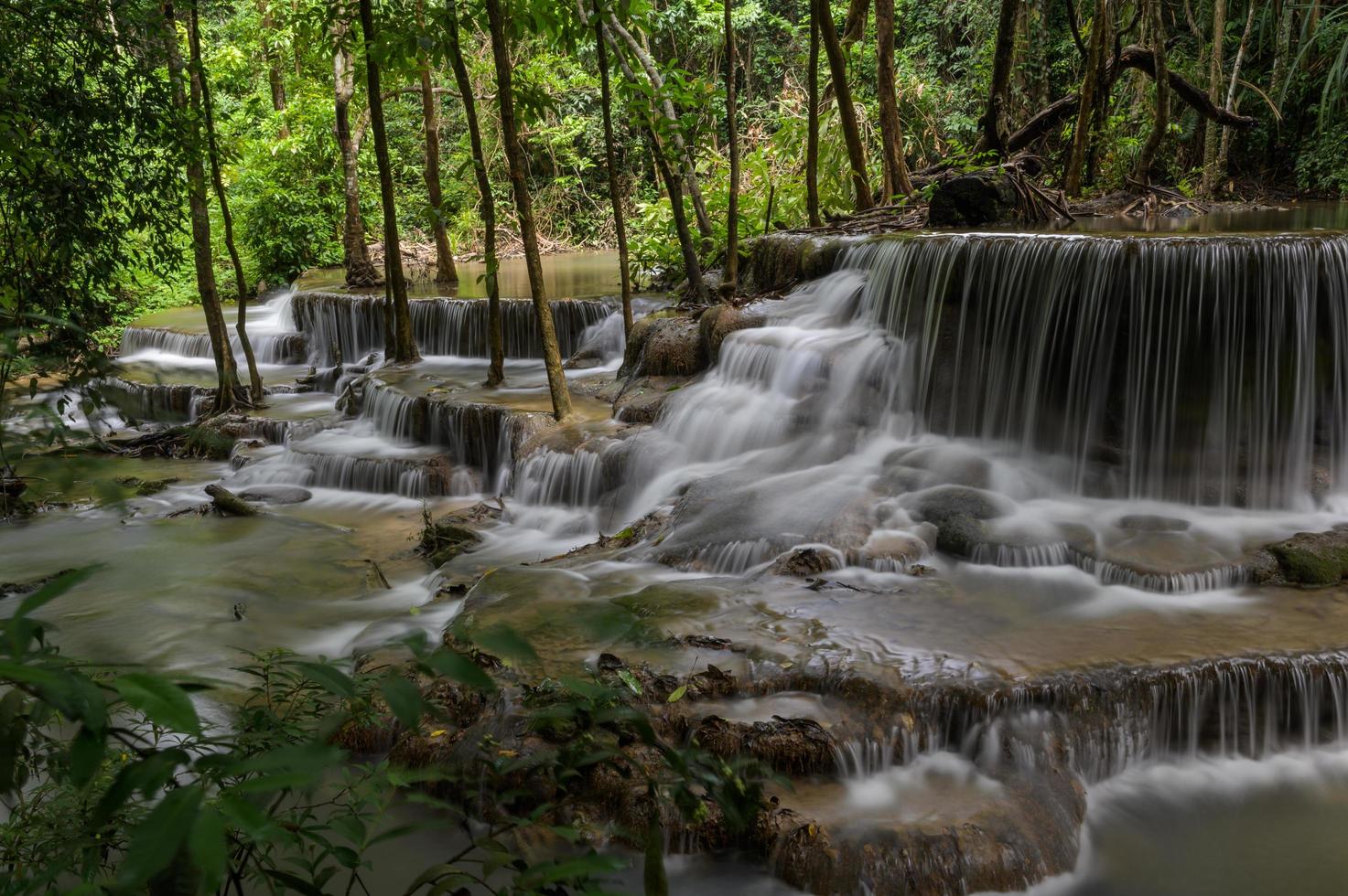 watervallen in Thailand foto