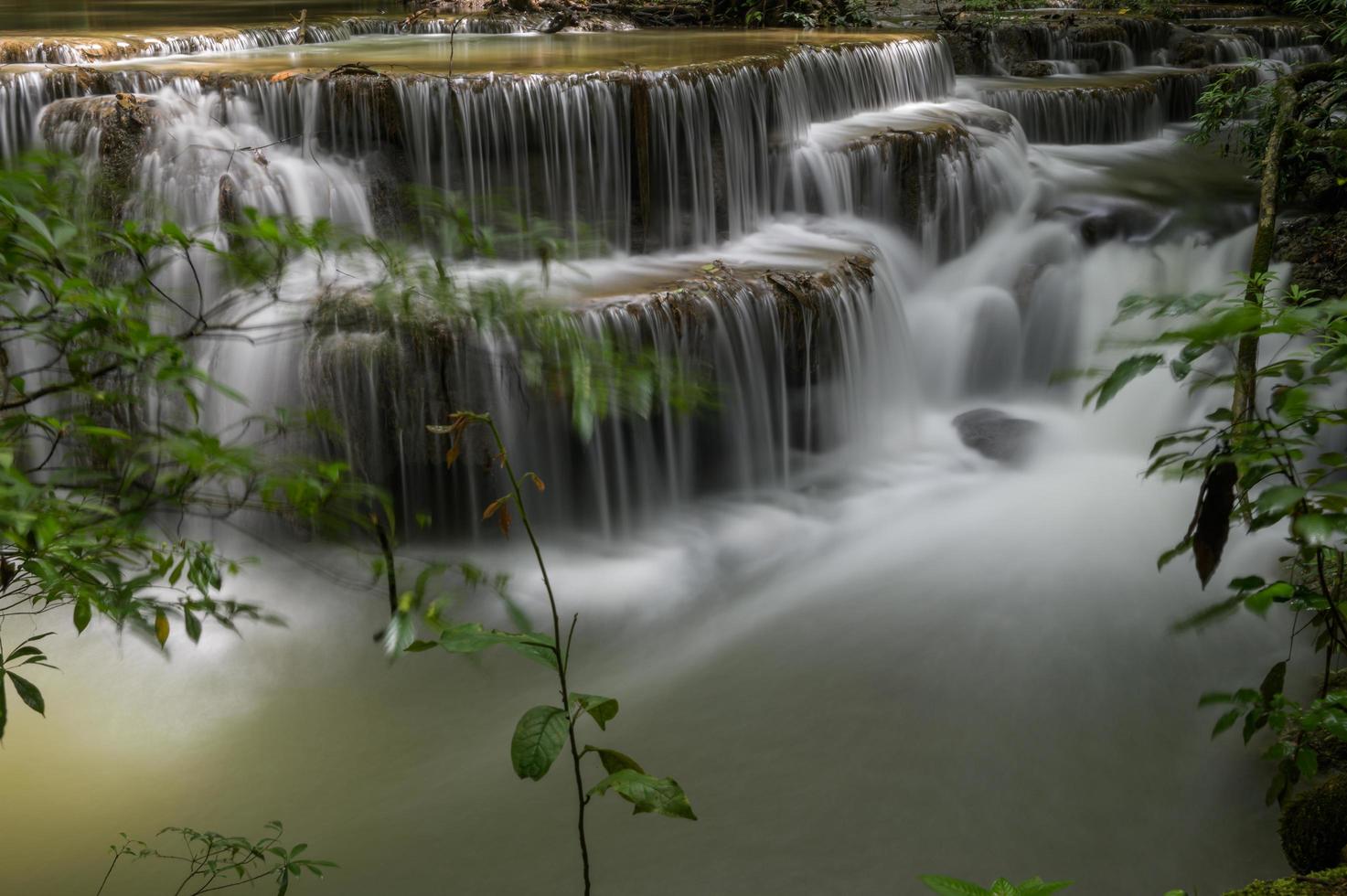 watervallen in Thailand foto