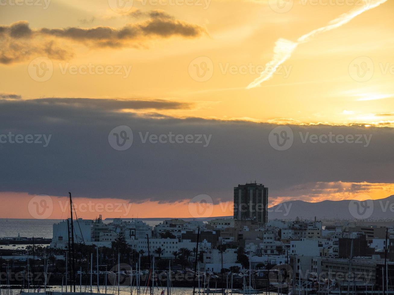 lanazoote eiland in Spanje foto