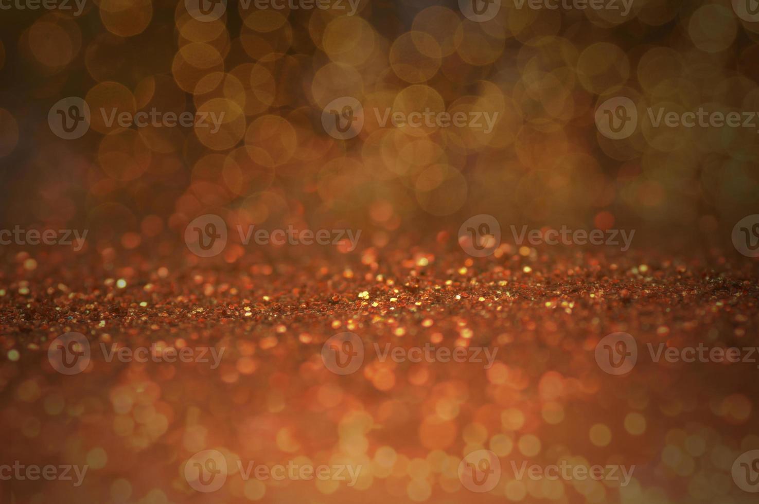 oranje glitter bokeh achtergrond foto