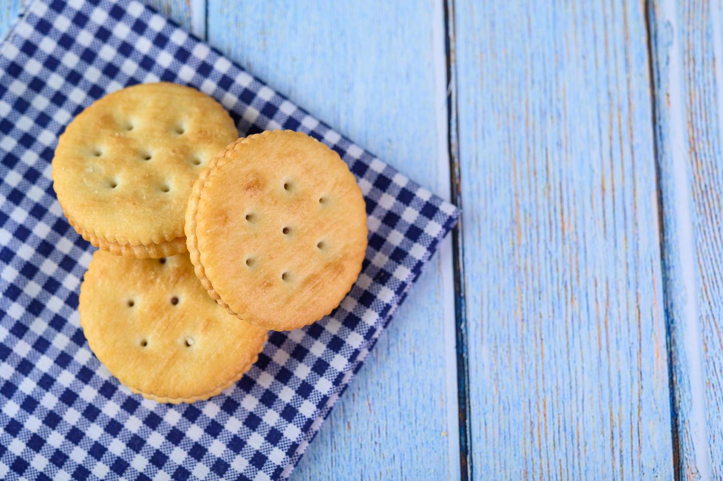 koekjes geplaatst op stof foto