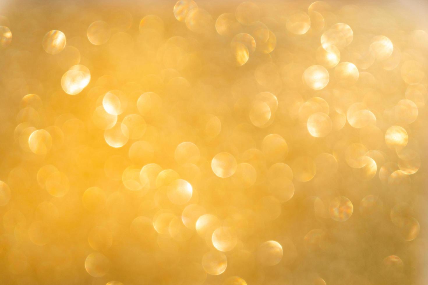 goud bokeh en onscherp achtergrond met kopiëren ruimte foto