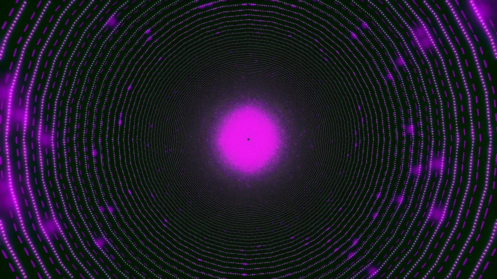 concentrische paarse cirkels 3d illustratie caleidoscoop ontwerp voor achtergrond of behang foto