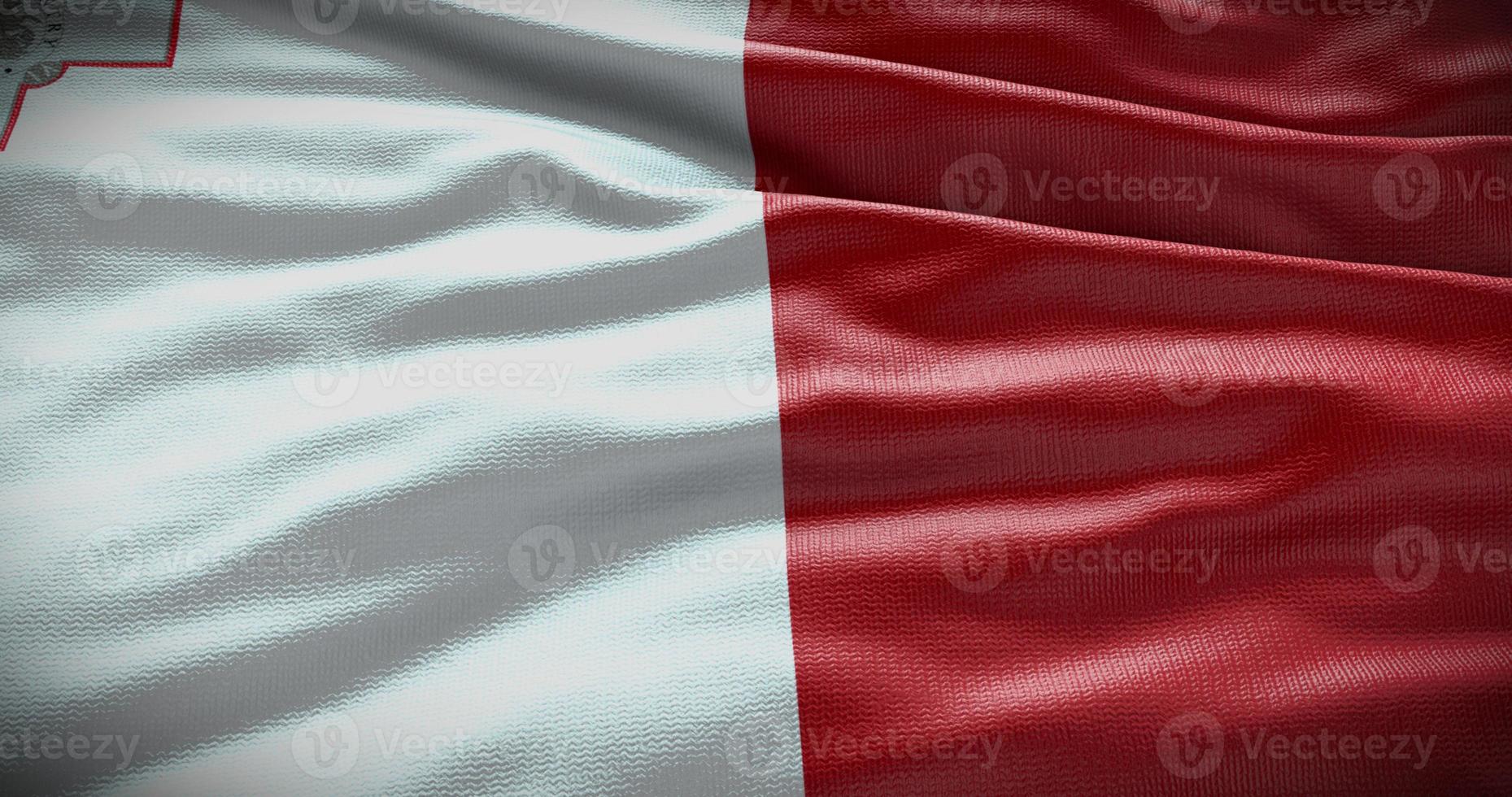 Malta nationaal vlag achtergrond illustratie. symbool van land foto