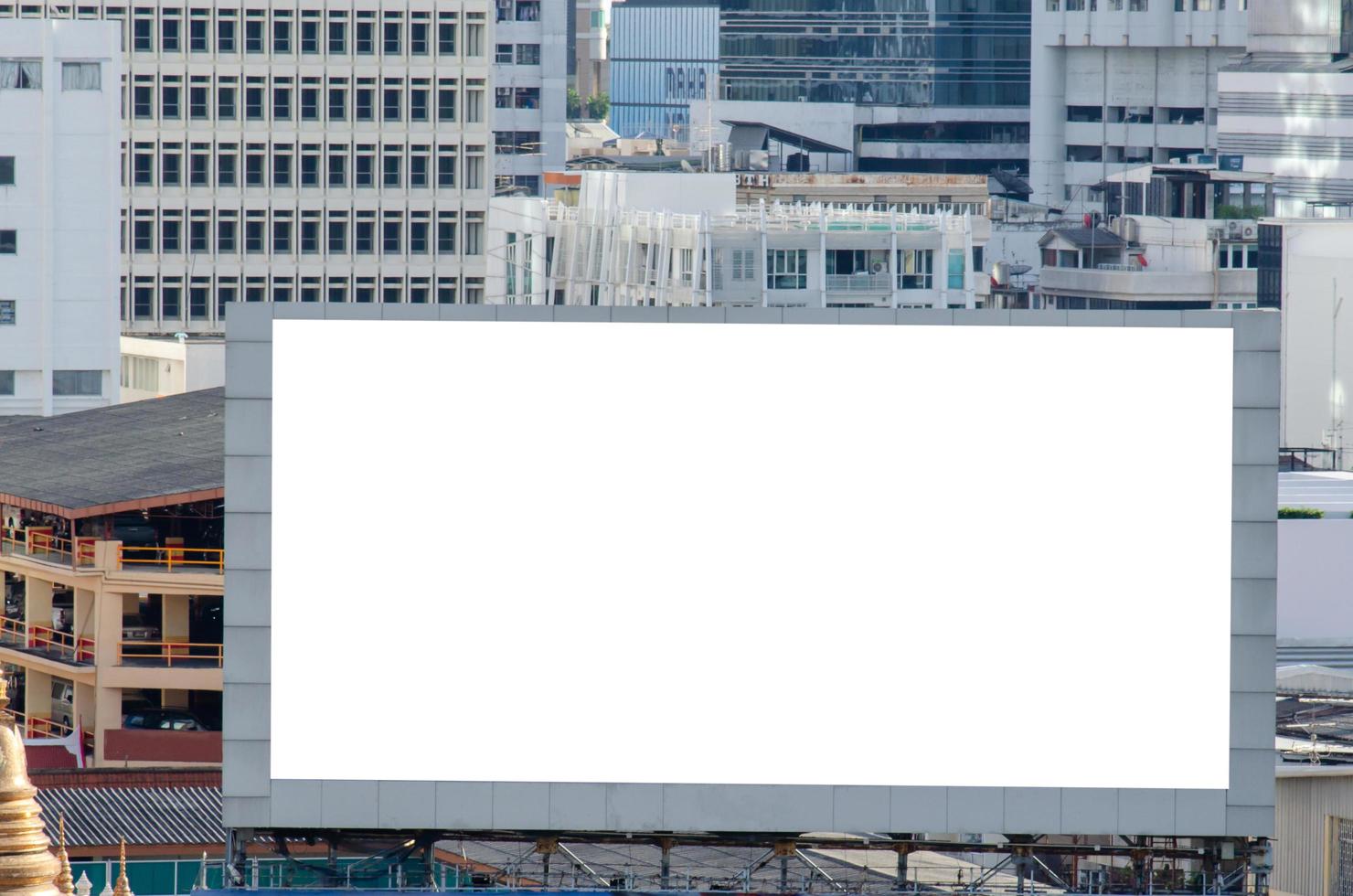 billboard mockup voor reclame foto