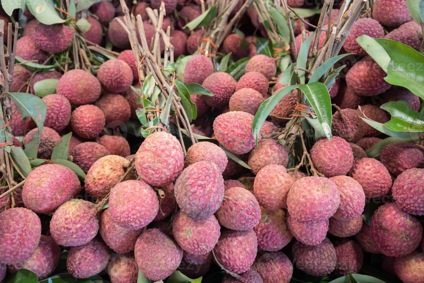 groep van lychee fruit foto