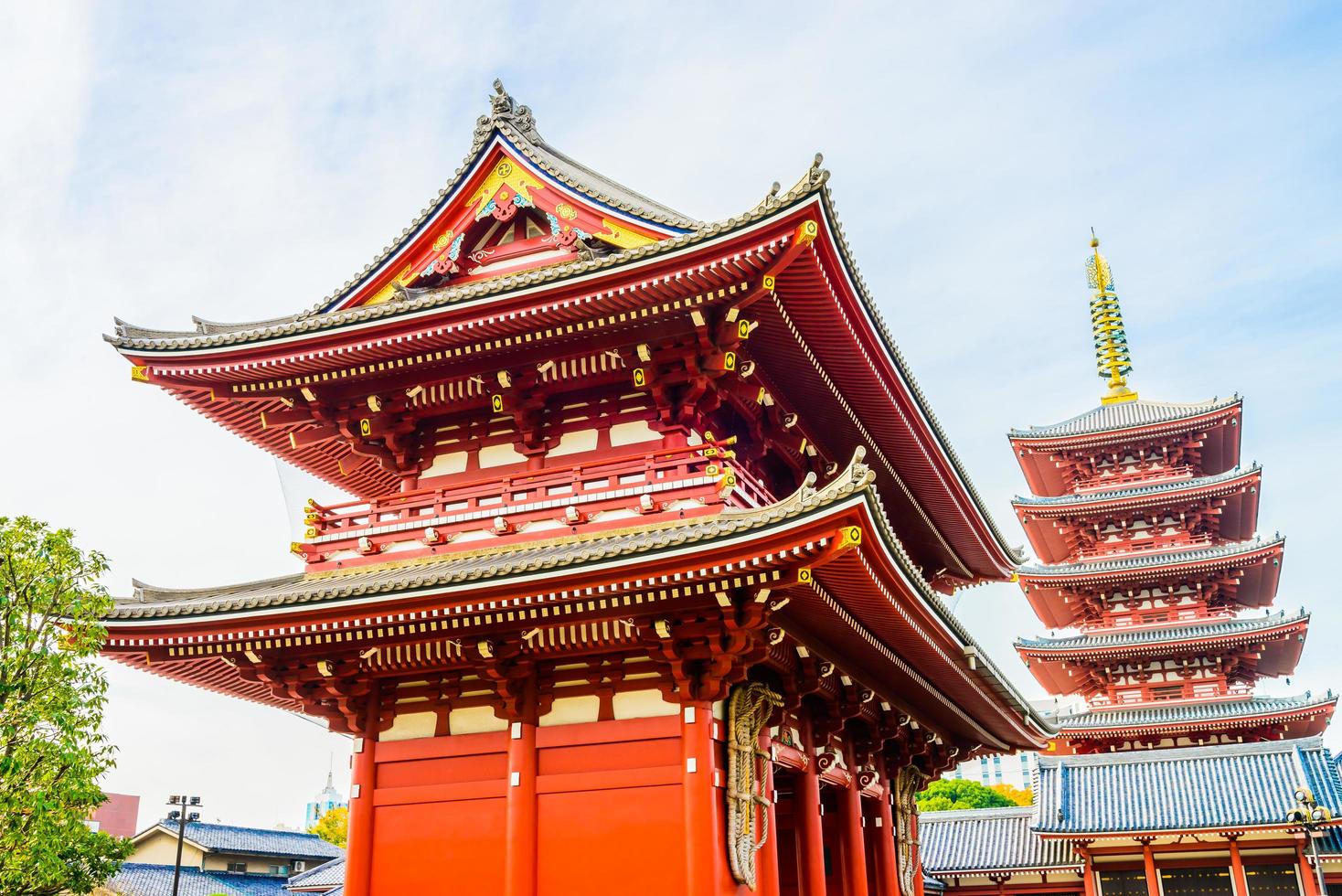 sensoji-tempel in tokyo, japan foto