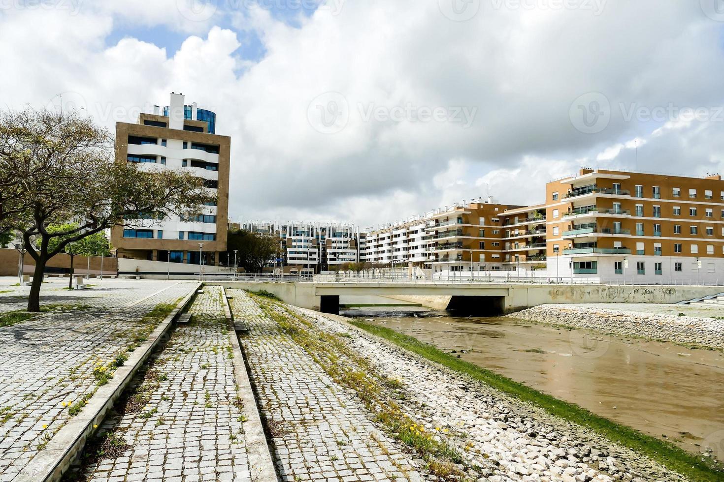 modern gebouwen in Lissabon, Portugal foto