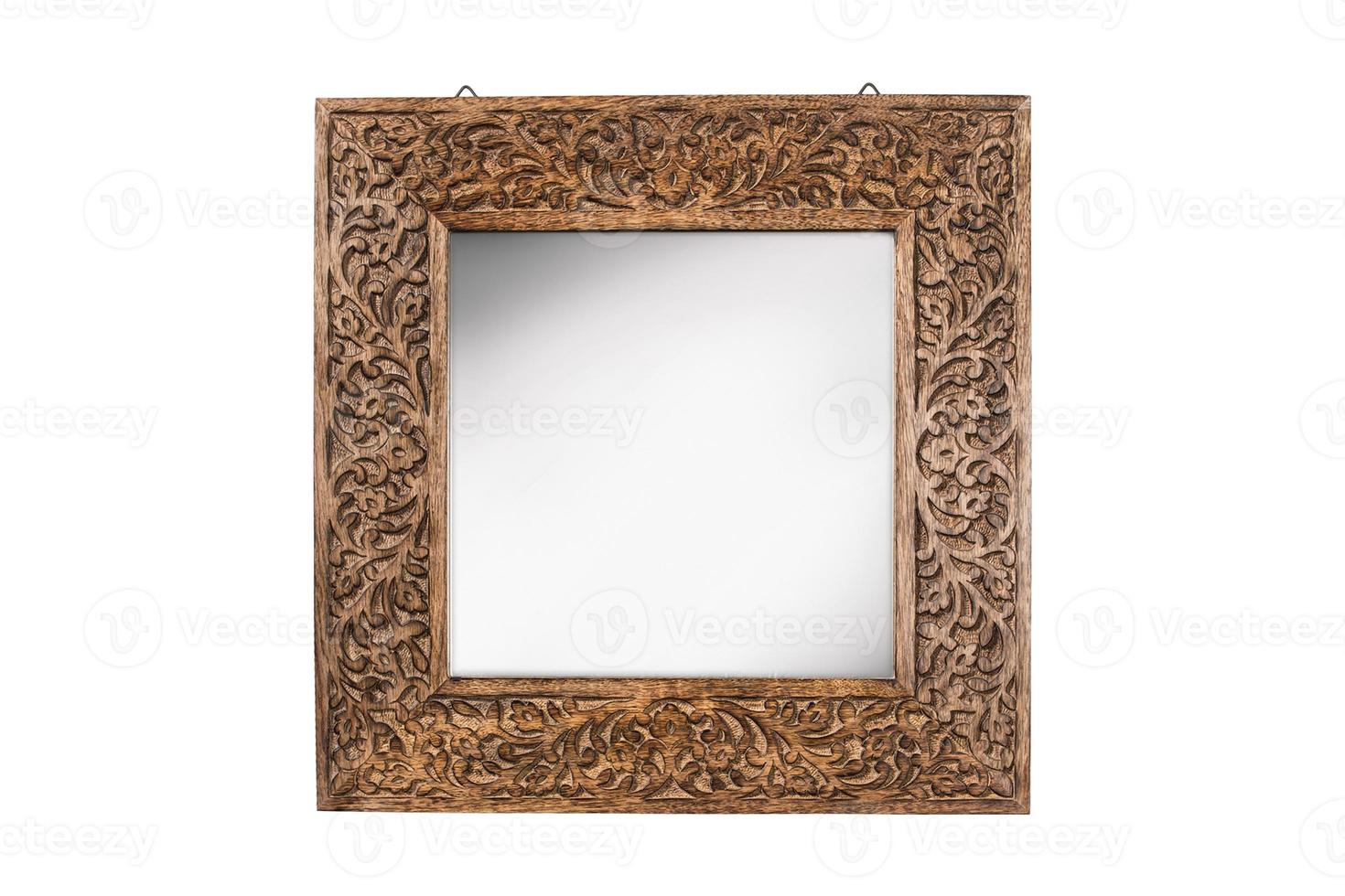 144 bruin spiegel geïsoleerd Aan een transparant achtergrond foto