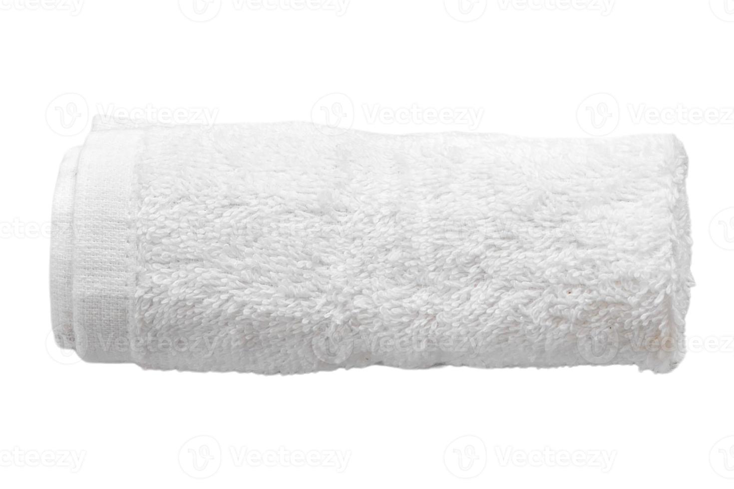 1080 wit handdoek geïsoleerd Aan een transparant achtergrond foto