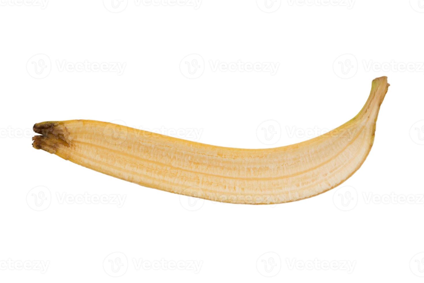 3555 banaan Pel geïsoleerd Aan een transparant achtergrond foto