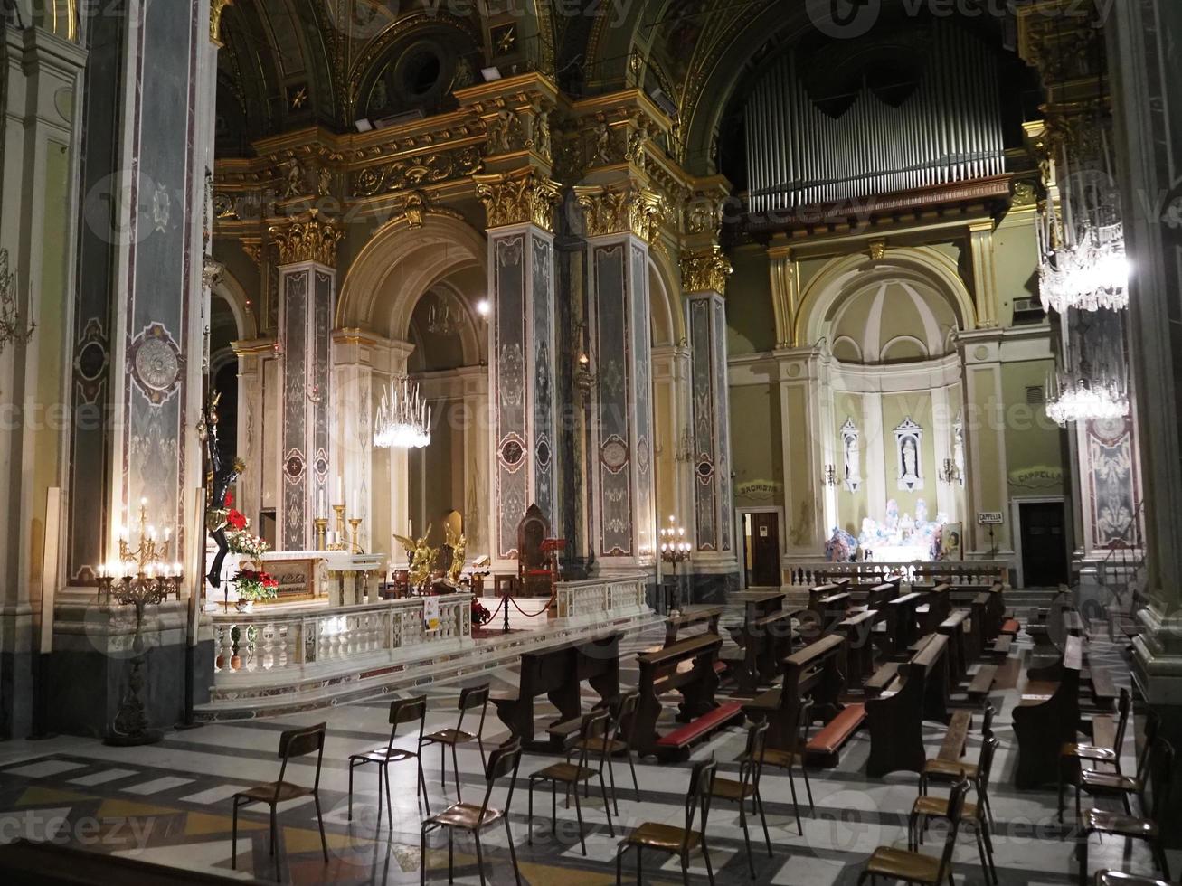 Madonna della guardia votief aanbieden heiligdom Aan Genua berg heuvel kerk foto