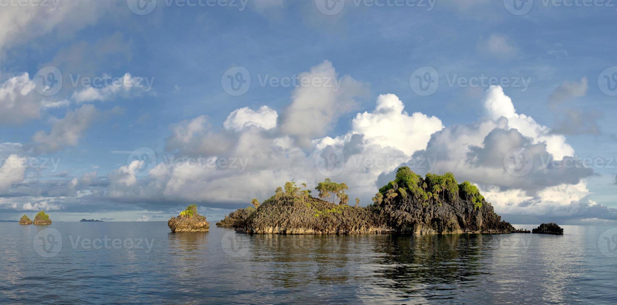 raja ampat Papoea reusachtig panorama landschap foto