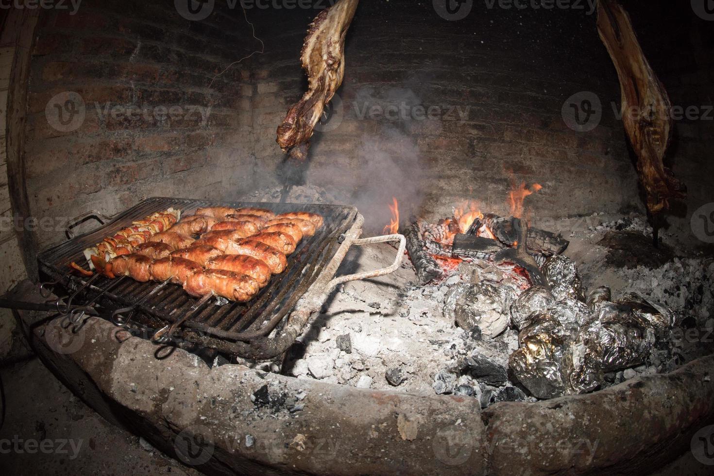 asado Koken in oude haard foto