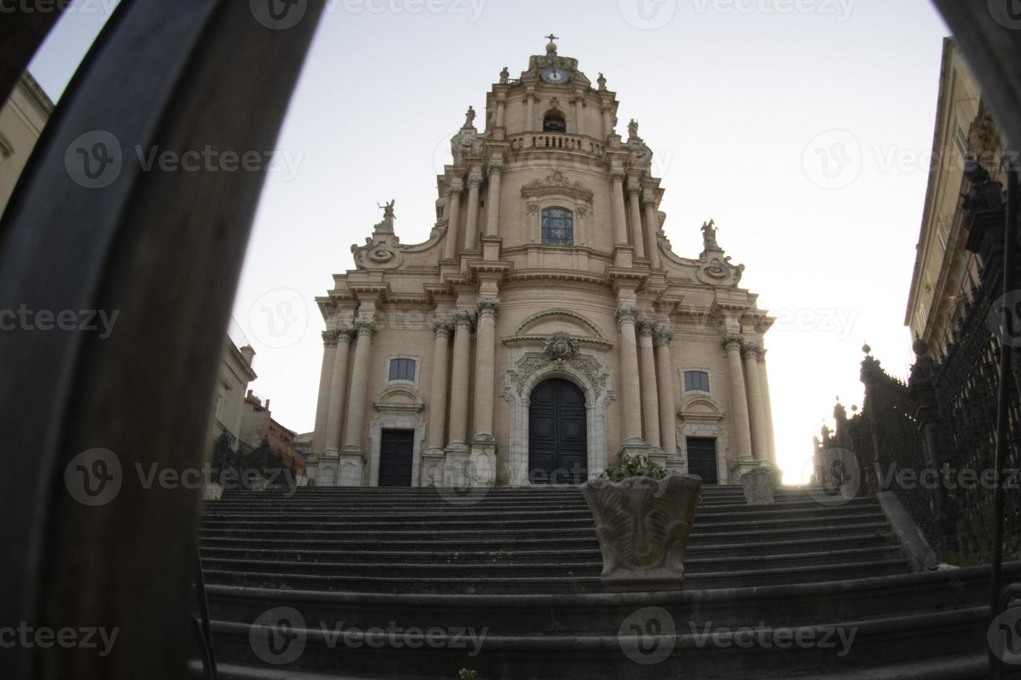 ragusa Sicilië barok stad- foto