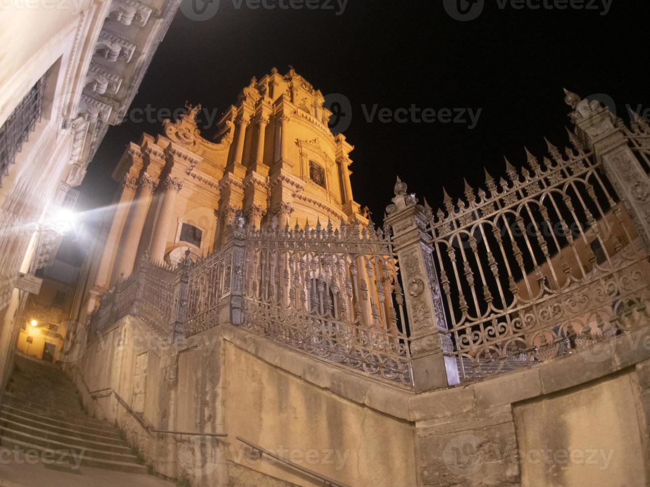 ragusa Sicilië barok stad- foto