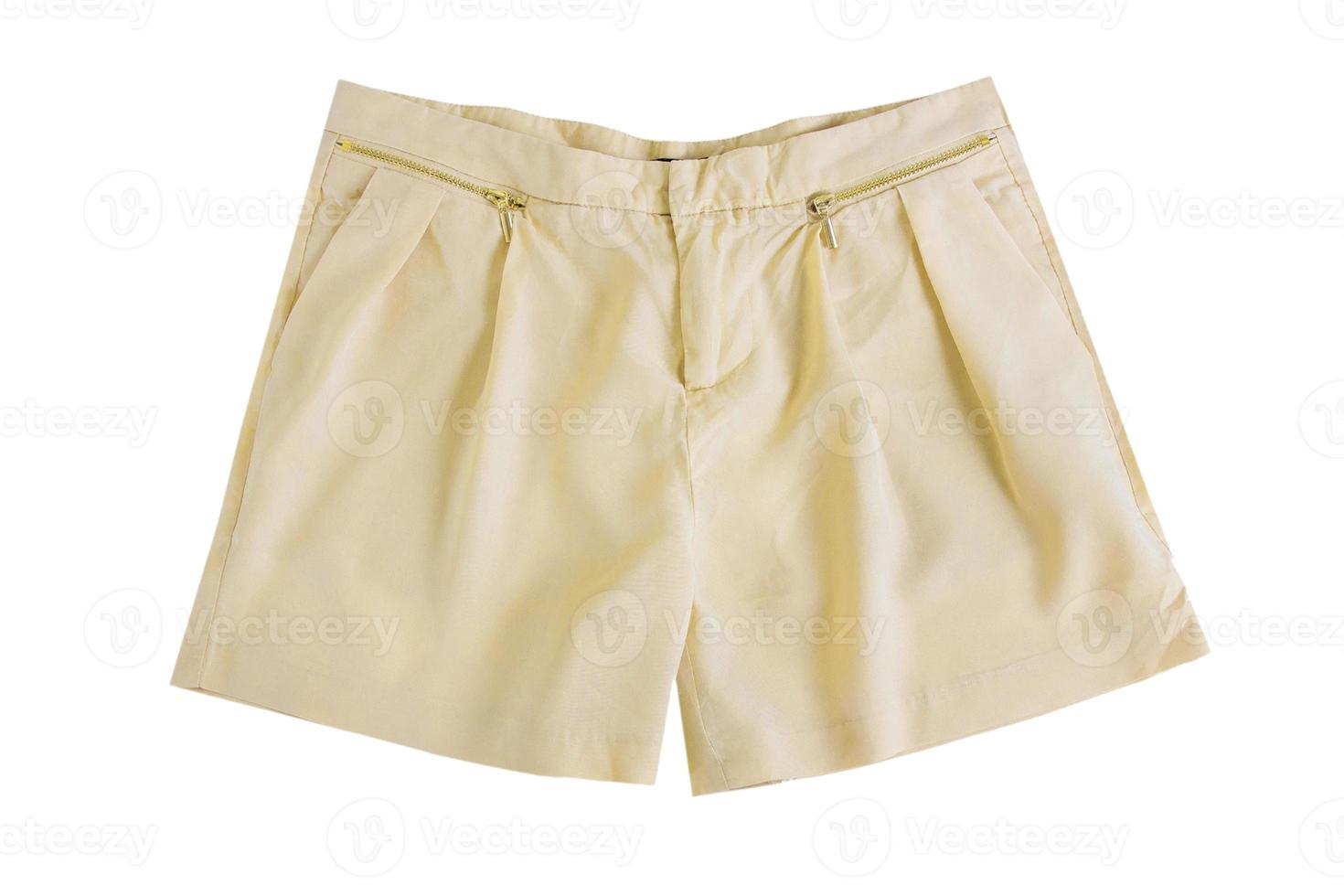 6249 beige shorts geïsoleerd Aan een transparant achtergrond foto